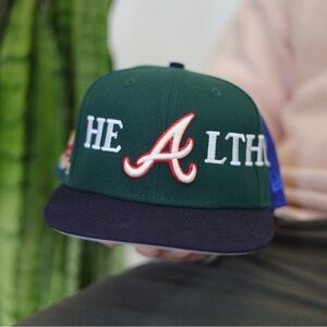 1 of 1 Healthy Kids Atlanta Braves hat size 7 1/8 🔥🔥🔥🔥